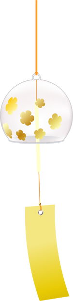 Hanging Wind Chime Illustration